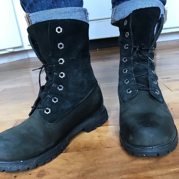 Women’s Teddy Fleece Timberland Boots - Picture 1 of 4